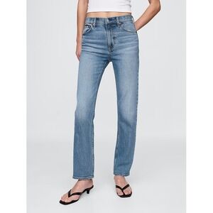 Gap Denim Women Classic Straight Jeans Medium Wash Size 24T